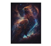 Puzzles pour Adultes1000pcs(52x38cm) Galactic Eagle Art Print Puzzles pour Adultes, Jeu De Réflexion Difficile Et Amusant À Faire À La Maison, 1000pcs(52x38cm)