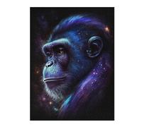 Puzzles pour Adultes1000pcs(52x38cm) Galactic Gorilla Portrait Puzzles pour Adultes, Jeu De Réflexion Difficile Et Amusant À Faire À La Maison, 1000pcs(52x38cm)