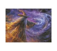 Puzzles pour Adultes1000pcs(52x38cm) Galactic Wizard Casting Spell Puzzle Anti-Stress, Jouet Relaxant, Cadeau d'anniversaire Unique 1000pcs(52x38cm)