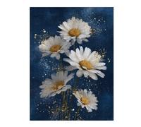 Puzzles pour Adultes1000pcs(52x38cm) Glowing Daisy Bouquet Puzzles pour Adultes, Jouets Anti-Stress, Décoration Murale, Cadeaux pour Toute La Famille 1000pcs(52x38cm)