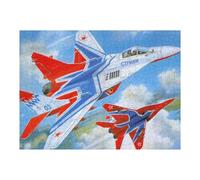 Puzzles pour Adultes1000pcs(52x38cm) Mikoyan MiG29 Jet War Puzzle Anti-Stress, Jouet Relaxant, Cadeau d'anniversaire Unique 1000pcs(52x38cm)