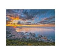 Puzzles pour Adultes1000pcs(52x38cm) Sunrise in Monaco Puzzle pour Adultes - Décoration Murale - Découpe De Précision - Activités Ludiques À La Maison 1000pcs(52x38cm)