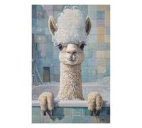 Puzzles pour Adultes1000pcs(75x50cm) Alpaca Bath Time Puzzle pour Adultes - Jeu Manuel - Idée Cadeau pour Passer Le Temps À La Maison - Cadeaux De Noël Et d'anniversaire 1000pcs(75x50cm)