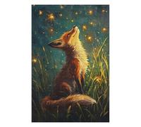 Puzzles pour Adultes1000pcs(75x50cm) Fox and The Star Lights Puzzle pour Adultes - Jeu Manuel - Idée Cadeau pour Passer Le Temps À La Maison - Cadeaux De Noël Et d'anniversaire 1000pcs(75x50cm)