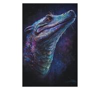 Puzzles pour Adultes1000pcs(75x50cm) Galactic Lizard Art Print-6 Puzzles pour Adultes, Jeu De Réflexion Difficile Et Amusant À Faire À La Maison, 1000pcs(75x50cm)