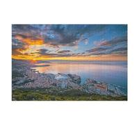 Puzzles pour Adultes1000pcs(75x50cm) Sunrise in Monaco Puzzles pour Adolescents Jeux Relaxants Cadeaux pour Femmes Cadeaux d'anniversaire Uniques 1000pcs(75x50cm)