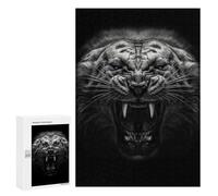 Puzzles pour Adultes300 PCS Angry Tiger Poster Puzzles pour Adultes - Jeu De Réflexion, Analyse Et Logique - Cadeaux Anti-Stress 300 PCS