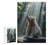 Puzzles pour Adultes300 PCS Bear in Sunlight Puzzles pour Adultes À Monter Soi-même - Découpe De Précision - Idée Cadeau pour Toute La Famille 300 PCS