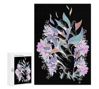 Puzzles pour Adultes300 PCS Beautiful Colorful Flowers Puzzles pour Adultes À Monter Soi-même - Découpe De Précision - Idée Cadeau pour Toute La Famille 300 PCS