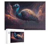 Puzzles pour Adultes300 PCS Colorful Peacock in Abstract Art Puzzle Décoratif Mural - Niveau Difficile - Idéal comme Cadeau pour Toute La Famille 300 PCS
