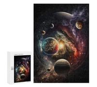 Puzzles pour Adultes300 PCS Cosmic Odyssey Puzzles pour Adultes - Décoration Murale - Défi Difficile - Cadeaux Uniques d'anniversaire Et De Noël 300 PCS