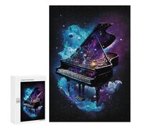 Puzzles pour Adultes300 PCS Cosmic Piano Symphony Puzzles pour Adultes Cadeau d'anniversaire Difficile Et Stimulant Cadeaux d'anniversaire Uniques 300 PCS