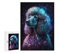 Puzzles pour Adultes300 PCS Cosmic Poodle Art Print Puzzles pour Adultes Cadeau d'anniversaire Difficile Et Stimulant Cadeaux d'anniversaire Uniques 300 PCS