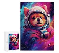 Puzzles pour Adultes300 PCS Cosmic Red Panda Explorer-2 Puzzles pour Adolescents pour S'amuser en Famille Difficile Et Stimulant Un pour Les Jeux 300 PCS