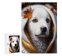 Puzzles pour Adultes300 PCS Cozy Autumn Pet Blanket Puzzles pour Adultes - Jeu De Réflexion, Analyse Et Logique - Cadeaux Anti-Stress 300 PCS