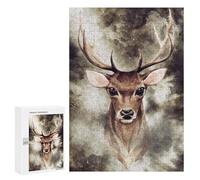 Puzzles pour Adultes300 PCS Deer Puzzles pour Adultes - Jeu De Réflexion, Analyse Et Logique - Cadeaux Anti-Stress 300 PCS
