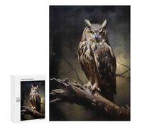 Puzzles pour Adultes300 PCS Eagle Owl Puzzles pour Adultes À Monter Soi-même - Découpe De Précision - Idée Cadeau pour Toute La Famille 300 PCS