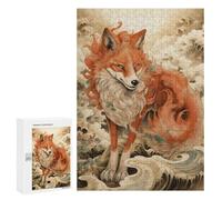 Puzzles pour Adultes300 PCS Enchanted Fox Puzzle pour Adultes - Jeu De Réflexion - Assemblage De Motifs - Idée Cadeau Unique pour Un Anniversaire 300 PCS
