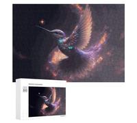 Puzzles pour Adultes300 PCS Enchanted Hummingbird Flight Puzzle Décoratif Mural - Niveau Difficile - Idéal comme Cadeau pour Toute La Famille 300 PCS