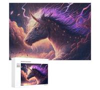 Puzzles pour Adultes300 PCS Enchanted Unicorn Sky Puzzles pour Adolescents, Jeux Manuels, Cadeaux pour Femmes, Cadeaux d'anniversaire Uniques 300 PCS