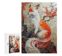 Puzzles pour Adultes300 PCS Fox Mystic Art Puzzle pour Adultes - Jeu De Réflexion - Assemblage De Motifs - Idée Cadeau Unique pour Un Anniversaire 300 PCS