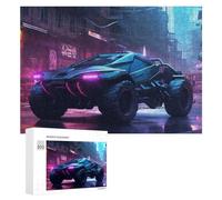 Puzzles pour Adultes300 PCS Future City Car Puzzle Décoratif Mural - Niveau Difficile - Idéal comme Cadeau pour Toute La Famille 300 PCS