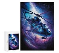 Puzzles pour Adultes300 PCS Galactic Helicopter Adventure -1 Puzzles pour Adolescents Jeux Relaxants pour S'amuser en Famille Activités Amusantes À La Maison 300 PCS