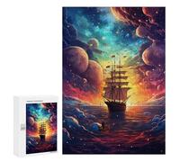 Puzzles pour Adultes300 PCS Galactic Voyage Adventure Puzzles pour Adultes Cadeau d'anniversaire Difficile Et Stimulant Cadeaux d'anniversaire Uniques 300 PCS