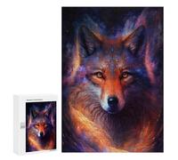 Puzzles pour Adultes300 PCS Galactic Wolf Portrait -47 Puzzles pour Adolescents pour S'amuser en Famille Difficile Et Stimulant Un pour Les Jeux 300 PCS