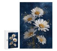 Puzzles pour Adultes300 PCS Glowing Daisy Bouquet Puzzles pour Adolescents pour S'amuser en Famille Difficile Et Stimulant Un pour Les Jeux 300 PCS