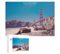 Puzzles pour Adultes300 PCS Golden Gate Bridge, San Francisco-5 Puzzles pour Adultes - Décoration Murale - Loisirs À La Maison - Activités Amusantes À Faire chez Soi 300 PCS