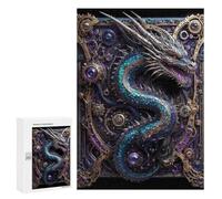 Puzzles pour Adultes300 PCS Legendary Steampunk Dragon Puzzle, Jeu De Réflexion Et De Logique, Idéal comme Cadeau pour Toute La Famille 300 PCS