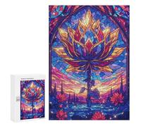 Puzzles pour Adultes300 PCS Lotus Dream Puzzle pour Adultes - Jeu De Réflexion - Assemblage De Motifs - Idée Cadeau Unique pour Un Anniversaire 300 PCS