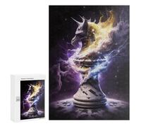 Puzzles pour Adultes300 PCS Magical Chess Piece Unleashed Puzzles pour Adultes - Décoration Murale - Loisirs À La Maison - Activités Amusantes À Faire chez Soi 300 PCS