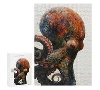 Puzzles pour Adultes300 PCS Octopus Profile Art Puzzles pour Adultes - Décoration Murale - Défi Difficile - Cadeaux Uniques d'anniversaire Et De Noël 300 PCS
