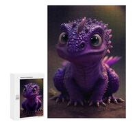 Puzzles pour Adultes300 PCS Purple Dragon Artwork Puzzles pour Adultes - Décoration Murale - Défi Difficile - Cadeaux Uniques d'anniversaire Et De Noël 300 PCS