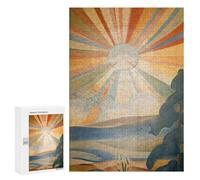 Puzzles pour Adultes300 PCS Radiant Celestial Scene Painting Puzzles pour Adolescents, Jeux Manuels, Cadeaux pour Femmes, Cadeaux d'anniversaire Uniques 300 PCS