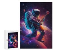 Puzzles pour Adultes300 PCS Space Musician Puzzles pour Adultes - Décoration Murale - Défi Difficile - Cadeaux Uniques d'anniversaire Et De Noël 300 PCS