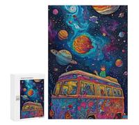 Puzzles pour Adultes300 PCS Space Van Adventure Puzzles pour Adolescents pour S'amuser en Famille Difficile Et Stimulant Un pour Les Jeux 300 PCS