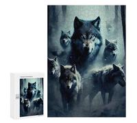Puzzles pour Adultes300 PCS The Wolfpack Puzzles pour Adultes, Jeu De Réflexion, Décoration Intérieure, Aide À Stimuler Le Cerveau 300 PCS