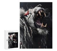 Puzzles pour Adultes300 PCS Tiger Roar Power Energy Puzzles pour Adolescents pour S'amuser en Famille Difficile Et Stimulant Un pour Les Jeux 300 PCS