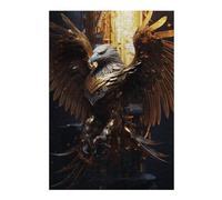 Puzzles pour Adultes38x26cm/1000pcs Fantasy Bald Eagle Magic Casse-têtes pour Adultes, Jeux De Réflexion, Courses De Vitesse, Cadeaux d'anniversaire Originaux 38x26cm/1000pcs