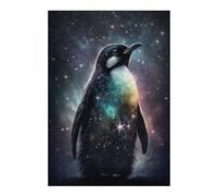 Puzzles pour Adultes38x26cm/1000pcs Galactic Penguin in Space Puzzles pour Adultes Jeux De Détente Découpe De Précision Activités Amusantes À La Maison, 38x26cm/1000pcs