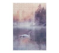 Puzzles pour Adultes38x26cm/1000pcs Swans Dawn Serenity Puzzles pour Adultes - Jouets À Monter Soi-même - Cadeau d'anniversaire - Cadeaux Uniques pour Anniversaires Et Noël 38x26cm/1000pcs