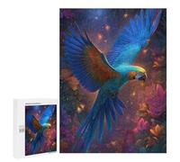 Puzzles pour Adultes500 PCS Amazon Macaw in Enchanted Garden Puzzles pour Adolescents pour S'amuser en Famille Difficile Et Stimulant Un pour Les Jeux 500 PCS