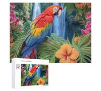 Puzzles pour Adultes500 PCS Amazon Rainforest Macaw Puzzle pour Adultes, Jouet, Décoration Murale, Passe-Temps, Cadeaux Uniques d'anniversaire Et De Noël 500 PCS