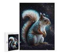Puzzles pour Adultes500 PCS Cosmic Squirrel in Space Puzzles pour Adultes - Jeu De Réflexion, Analyse Et Logique - Cadeaux Anti-Stress 500 PCS