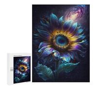 Puzzles pour Adultes500 PCS Cosmic Sunflower Bloom-8 Puzzles pour Adolescents pour S'amuser en Famille Difficile Et Stimulant Un pour Les Jeux 500 PCS