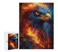 Puzzles pour Adultes500 PCS Eagle Fire Fantasy Artwork Puzzles pour Adolescents pour S'amuser en Famille Difficile Et Stimulant Un pour Les Jeux 500 PCS