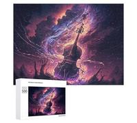 Puzzles pour Adultes500 PCS Enchanted Violin Mystical Symphony Puzzles pour Adolescents, Jeux Manuels, Cadeaux pour Femmes, Cadeaux d'anniversaire Uniques 500 PCS